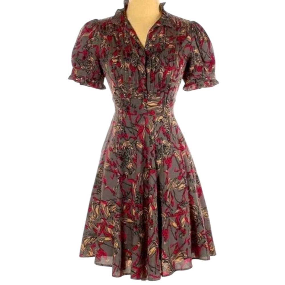 Mise en scene by Ruffian for Anthro floral print dress